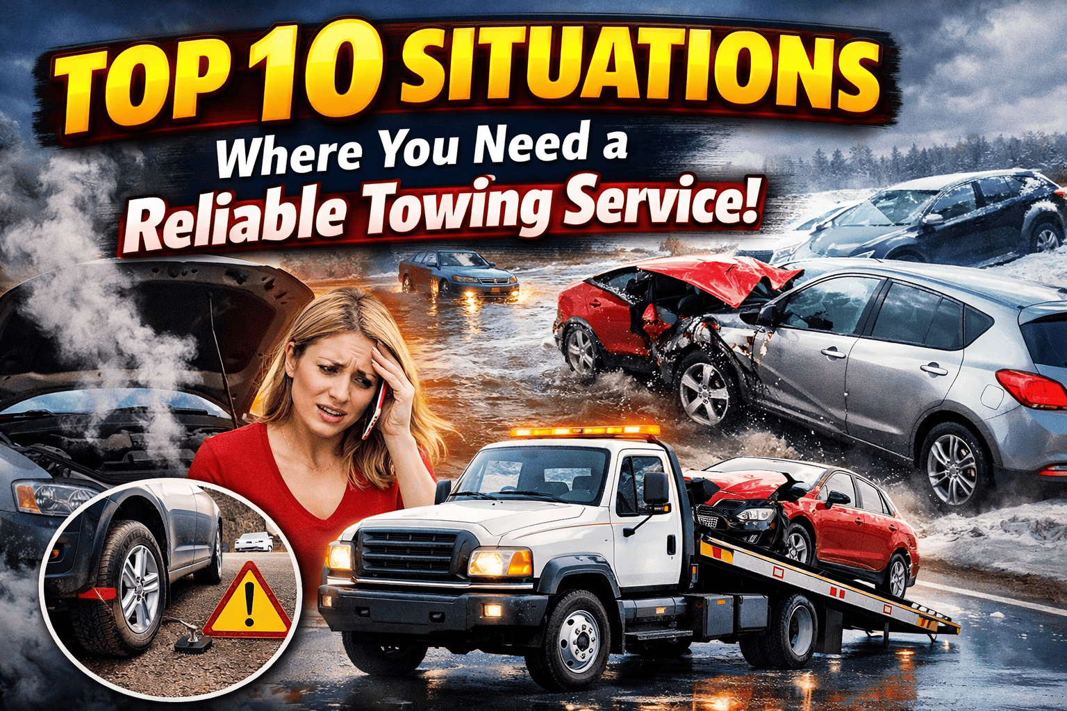 Top 10 Situations Where You Need a Reliable Towing Service